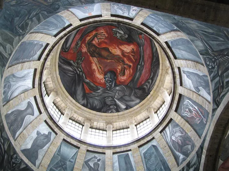 El hombre en llamas José Clemente Orozco 1939