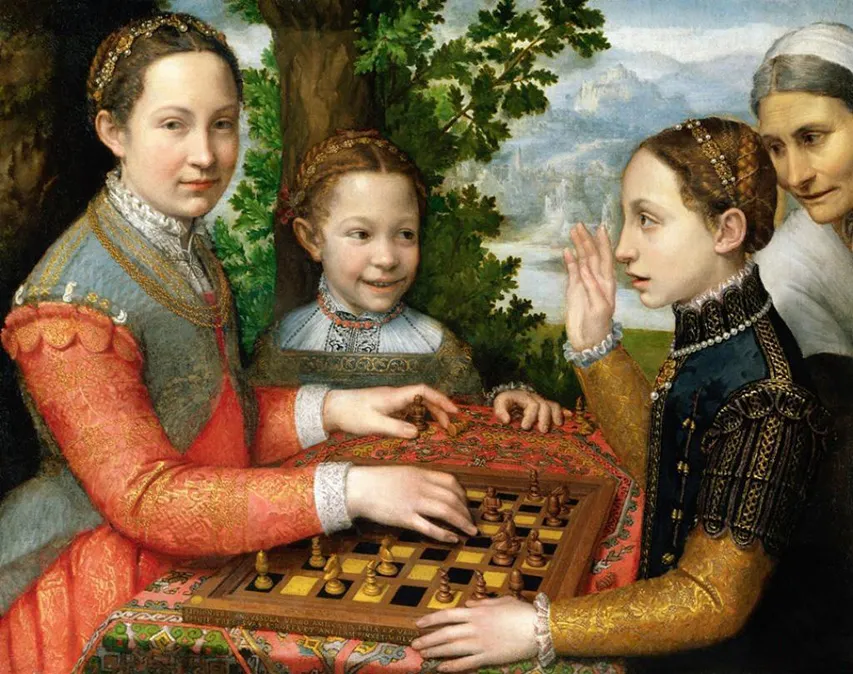 Partida de ajedrez de Sofonisba Anguissola - West Point Blog